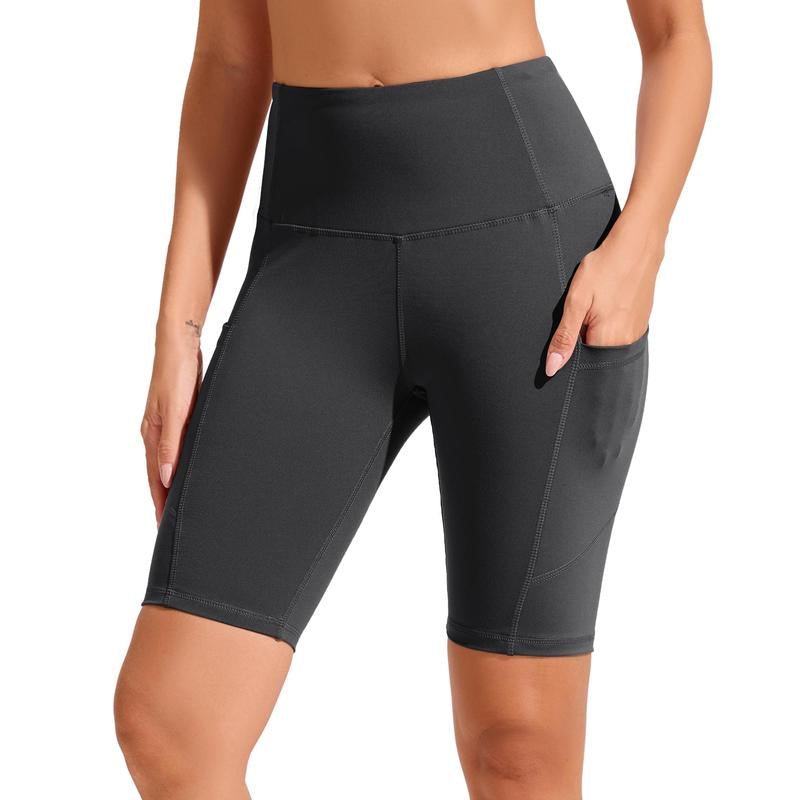 SHOWITTY Women'S High Waisted 1/3 Pack Biker Shorts with Pockets, 5"/11" Tummy Control plus Size Spandex Shorts for Gym Yoga Running Summer Clothes #Tiktokshopblackfriday #Tiktokshopcybermonday